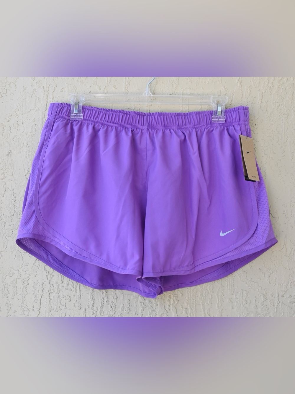 Nike Dri-Fit Women's Lavender Purple Athletic Running Swim Shorts